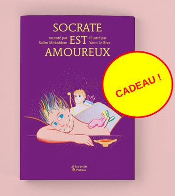 Offre spéciale Saint Valentin : 3 coffrets grand format Les petits Platons + la peluche Socrate OFFERTE