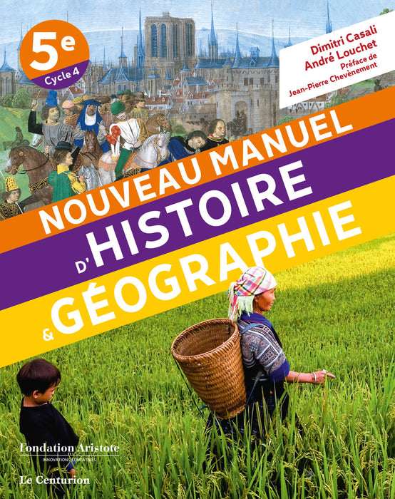 Nouveau manuel d'Histoire-Géographie 5e - Lot de 10 exemplaires