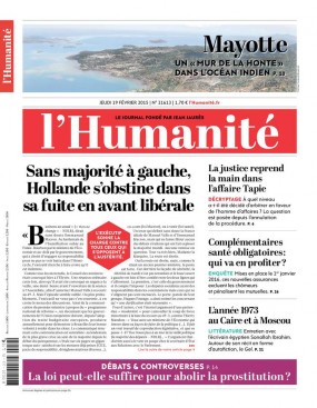 L'Humanité, 19 février 2015